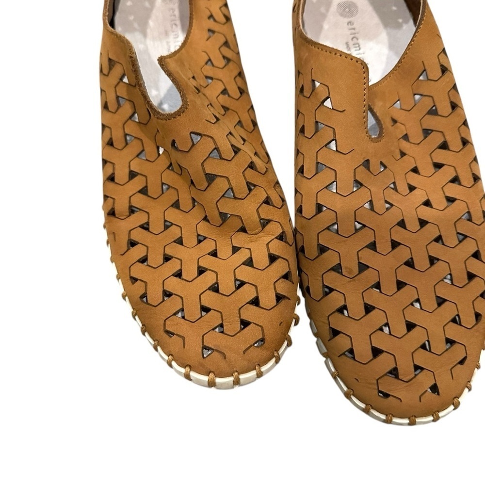 Eric Michael Brown Perforated Slip-On Shoes 40 US 10 - Picture 9 of 11